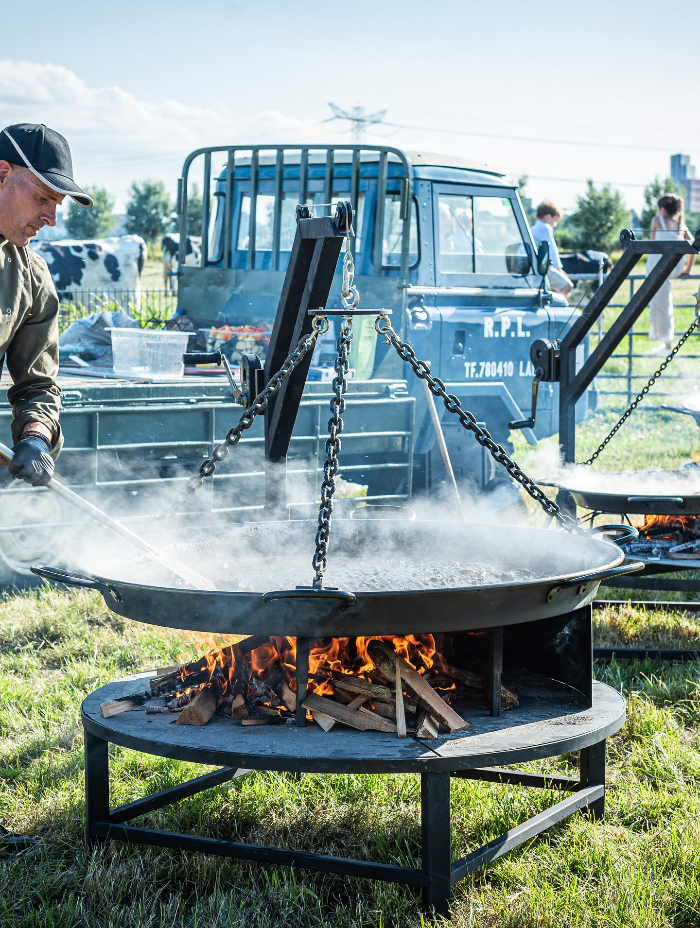 bruiloft feest met paella