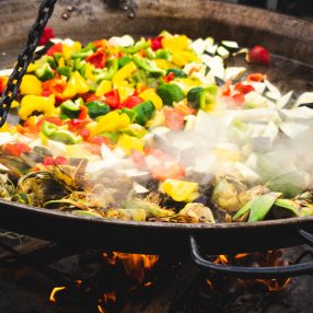 Paella Verduras vegan