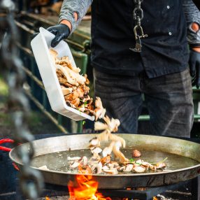 paella de setas