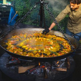 Paella Mixta op event