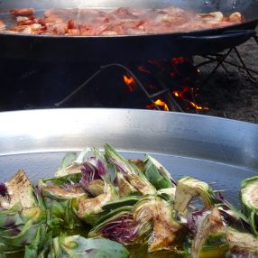 Paella Verduras veganistisch
